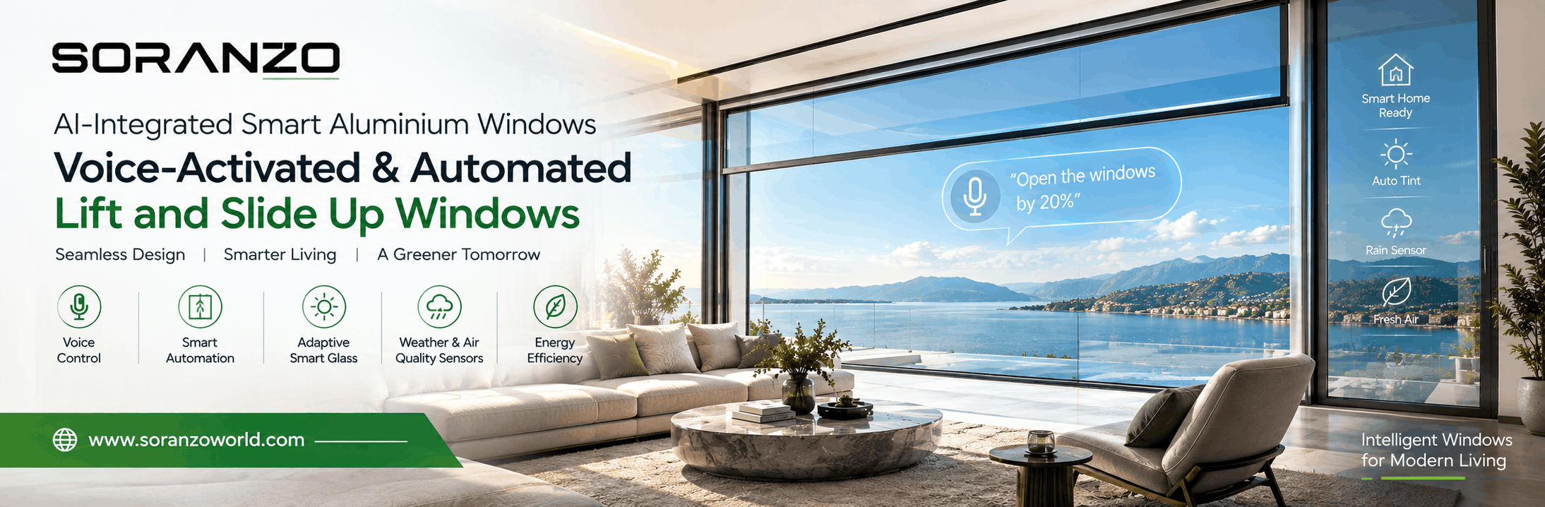 AI-Integrated Smart Aluminium Windows