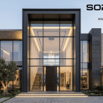 double height door front elevation